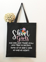 Women’s Short Girls God Only Let’s Things Grow Until They’re Perfect Shopping Tote