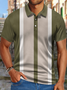 Men's Urban Geometric Polo Collar Polo Shirt