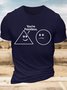 Men’s You’re Pointless Text Letters Casual T-Shirt