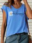 Women's Be Happy It Drives People Crazy V Neck Casual Tank Top