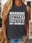 Lilicloth X Hynek Rajtr Warning Gymnast Could Flip At Any Moment Women's Tank Top