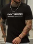 Lilicloth X Hynek Rajtr I Don't Need Sex The Government Fucks Me Every Day Men's T-Shirt