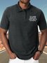 Men’s It’s Weird Being The Same Age As Old People Casual Polo Collar Regular Fit Polo Shirt