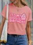Lilicloth X Funnpaw Women's It's My Dog's Birthday Pet Matching T-Shirt