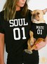 Lilicloth X Funnpaw Women's Soul Mate Pet Matching T-Shirt