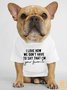 Lilicloth X Funnpaw I Love How We Don't Have To Say That I'm Your Favorite Human Matching Dog T-Shirt