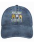 Men's Money Can Buy A Lot Things But It Doesn‘T Wiggle Its Butt Everytime You Came In The Door Funny Graphic Printing Regular Fit Adjustable Denim Hat