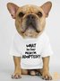 Lilicloth X Funnpaw What Do You Mean I'm Adopted Human Matching Dog T-Shirt
