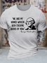 Men's A Sons First Hero A Daughters First Love Dad Funny Graphic Printing Gift For Father's Day Text Letters Casual Cotton T-Shirt