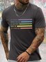Men's In A World Where You Can Do Anything Read The Key Signature  Funny Musician Band Director Orchestra Director Rainbow Graphic Printing Casual Text Letters Cotton T-Shirt