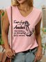 Lilicloth X Y Family Is The Anchor That Holds Us Through Life’s Storms Women’s Casual Tank Top
