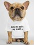 Lilicloth X Funnpaw Chilling With My Human Human Matching Dog T-Shirt