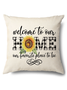 18x18 Set of 4 Cushion Pillow Covers,Sunflower Throw Pillow Covers