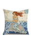 18x18 Set of 4 Cushion Pillow Covers, Mermaid Pattern Gift Backrest Decorations For Home