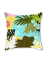 18x18 Set of 4 Cushion Pillow Covers, Leaf Backrest Decorations For Home