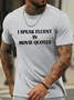 Lilicloth X Hynek Rajtr I Speak Fluent In Movie Quotes Men's Crew Neck T-Shirt