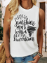 Women’s Sunshine Mixed With A Little Hurricane Casual Tank Top