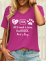 Women’s All I Need Is Love And Glock And A Dog Cotton Casual T-Shirt