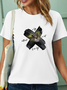 Women’s A Life Without A Cat Is No Life Cotton Casual T-Shirt