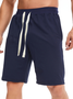 Men's Shorts Casual Casual Classic Fit Drawstring Summer Beach Shorts with Elastic Waist and Pockets Shorts