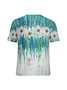 Women's Floral Casual T-Shirt