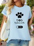 Women’s Dog Trainer Mode On Dog Owner Trainer Casual Cotton Crew Neck T-Shirt
