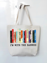 Women's Shopping Tote I'm With The Banned