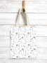 Women’s 16 OZ Canvas Fabric Floral Shopping Tote