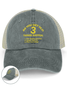 Men's Funny As You Get Old 3 Things Happen Washed Mesh-back Baseball Cap