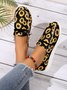 Women's Sunflower Pattern Loafers Comfortable & Lightweight Ladies Shoes