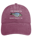 Fish Despise Me Women Tolerate Me Adjustable Denim Hat