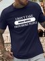 Men's I Don'T Take Money Advice From Broke Peoople Funny Graphic Printing Cotton Text Letters Casual Loose T-Shirt