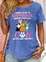 Women‘s I found the key to happiness, surround yourself with dogs and stay away from idiots T-Shirt