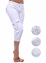 Women's Summer Workout Relax Fit Super Soft Cargo Yoga Pants Wide Leg Palazzo Pants with Pockets