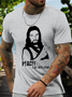 Men's Jesus Peace y'All Need Holy Bible Christmas Cotton Casual T-Shirt
