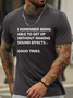 Lilicloth X Hynek Rajtr I Remember Being Able To Get Up Without Making Sound Effects Good Times Men’s Cotton Casual T-Shirt