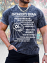 Men's Engineer's Brain Problem-Solving Function Coffee Location Sensor Funny Graphic Printing Casual Crew Neck Loose Text Letters T-Shirt