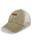 Women's Funny Retirement Weekly Schedule Washed Mesh-back Baseball Cap