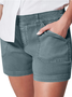 Women's Stretch Twill Shorts Casual Comfy Hiking Cargo Shorts Summer Athletic Shorts Bermuda Short with Pockets