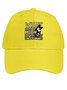 Women's Funny Cotton What Part Of Meow Do You Not Understand Black Cat Cotton Fit Adjustable Hat