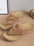 Women‘s Hollow Out Walking Slippers with Arch Support Anti-Slip Breathable Sandal Slip On Flip Flops