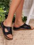 Women's Hollow out Slip On Slide Sandals Summer Casual Sandals Walking Shoes