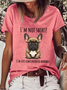 Women's Funny Short People I’m Not Short Just Concentrated Adorable Casual T-Shirt
