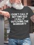 Regular Fit Text Letters Cotton Casual T-Shirt