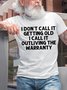 Regular Fit Text Letters Cotton Casual T-Shirt