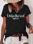 Women's Unbothered Mood 24/7 Crew Neck Casual T-Shirt