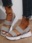 Women‘s Fashion Open Toe Sandals Wedge Espadrilles Casual Ankle Strap Platform Sandals