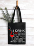 Lilicloth X Y Wine Lovers I Drink Wine Because The Doctor Said That I Shouldn't Keep Things Bottled Up Womens Shopping Tote