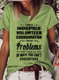 Women's Hospice Volunteer Coordinator Cotton-Blend T-Shirt