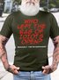 Men's Funny Who Left The Bag Of Idiots Open Seriously They Are Everywhere Graphic Printing Cotton Text Letters Casual T-Shirt